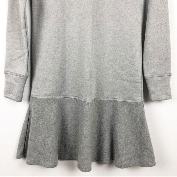 CAbi 3459 Gray Flashdance Sweater Mini Fleece Long Sleeve Shirt Dress XXS - Picture 16 of 16